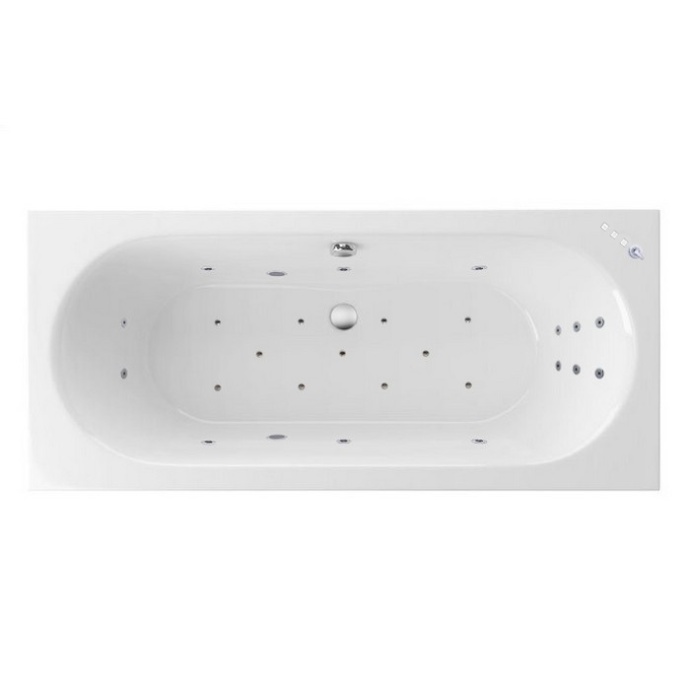 Ванна акриловая Excellent Oceana Ultra 160х75 с гидромассажем белый - хром WAEX.OCE16.ULTRA.CR - 0