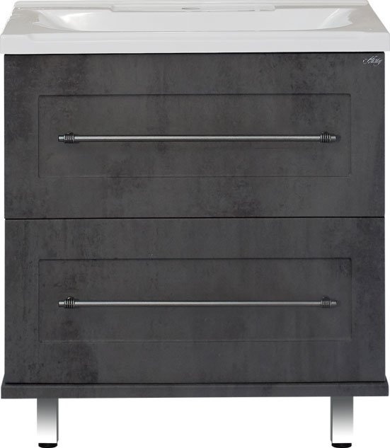 Мебель для ванной Misty Марта 80 темный бетон - 3