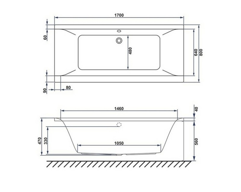 Ванна акриловая WHITECROSS Savia Duo Ultra 170x80 с гидромассажем белый - бронза 0103.170080.100.ULTRA.BR - 8