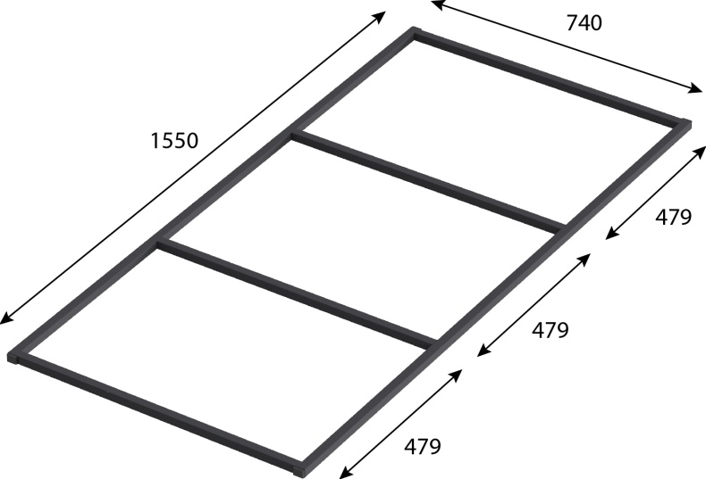 Ножки для душевого поддона Good Door Essentia 160x80 КП00011 - 1