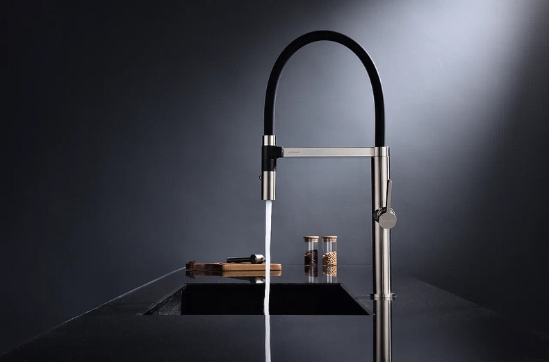 Смеситель для кухни Paulmark Leader сталь Le214101-NI - 2