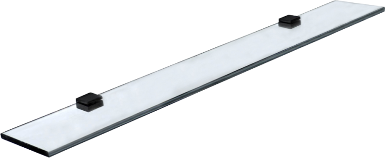 Полка STWORKI Glass Shelf 60 полкодержатели черные 3GW262TTKK000 - 0