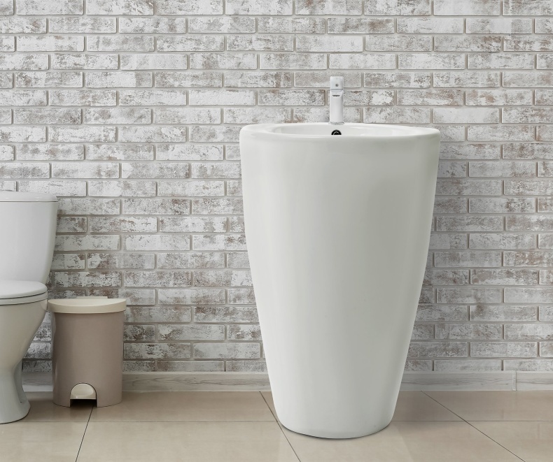 Раковина напольная Weltwasser WW LEERBACH 3838 GL-WT 38 белый  10000005489 - 1