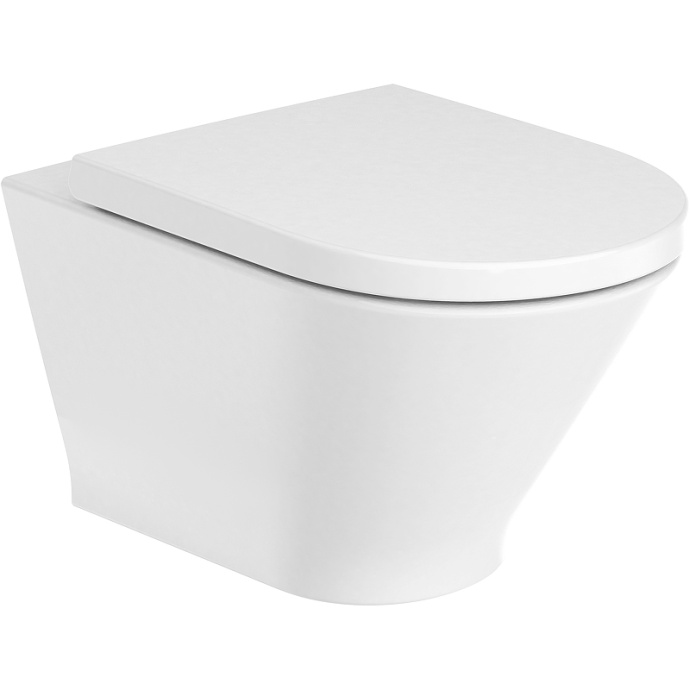 Унитаз подвесной Roca Gap с крышкой, белый  3460NL000 - 0
