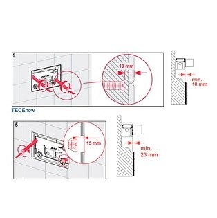 Кнопка смыва Tece Now белый  9240410 - 1