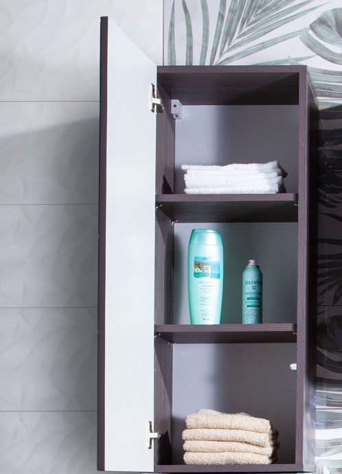 Шкаф Бриклаер Кристалл 90 софт графит 4627125414626 - 2