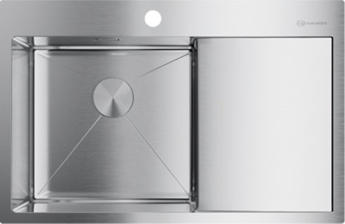 Мойка кухонная Omoikiri Akisame 78-IN-L нержавеющая сталь 4973060 - 0