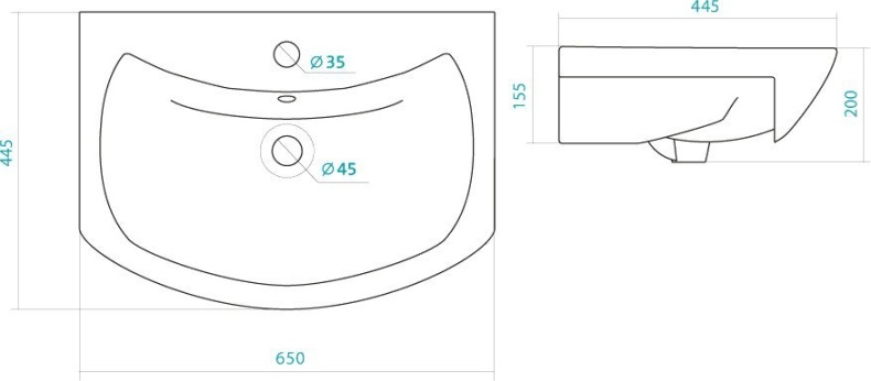 Мебель для ванной Style Line Венеция 65 белая - 18