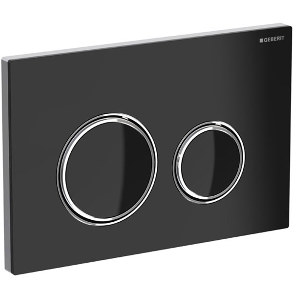 Кнопка смыва Geberit Sigma 21 стекло чёрное  115.884.SJ.1 - 5