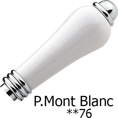 Смеситель для ванны Nicolazzi Mont Blanc белый, хром  3401CR76 - 1