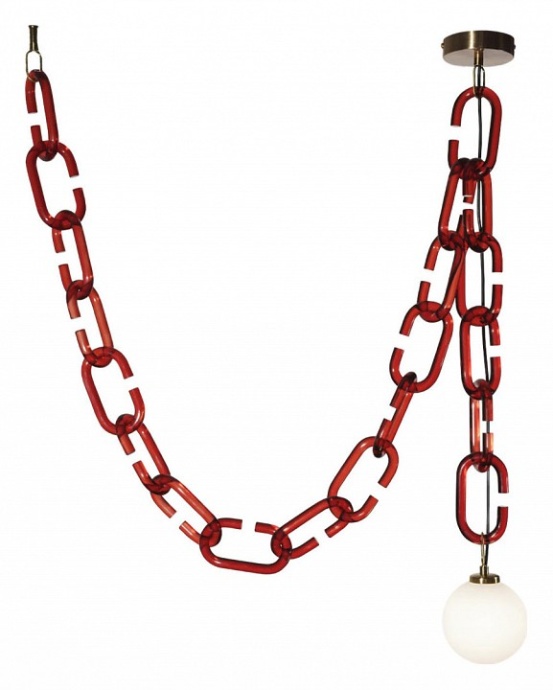 Подвесной светильник Loft it Chain 10128C Red - 1