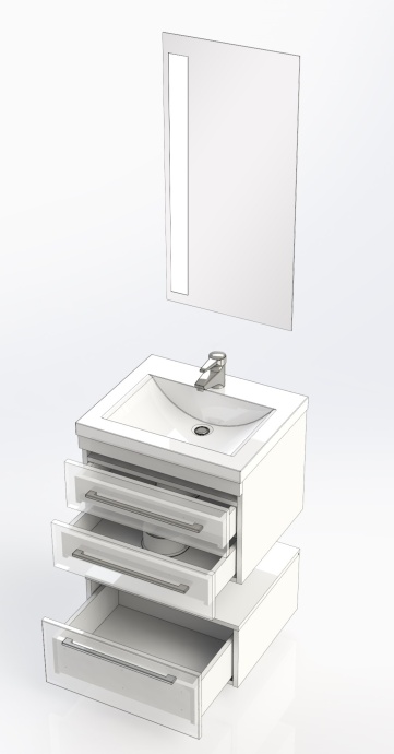 Мебель для ванной Aquanet Нота 58 белая 171483 - 29