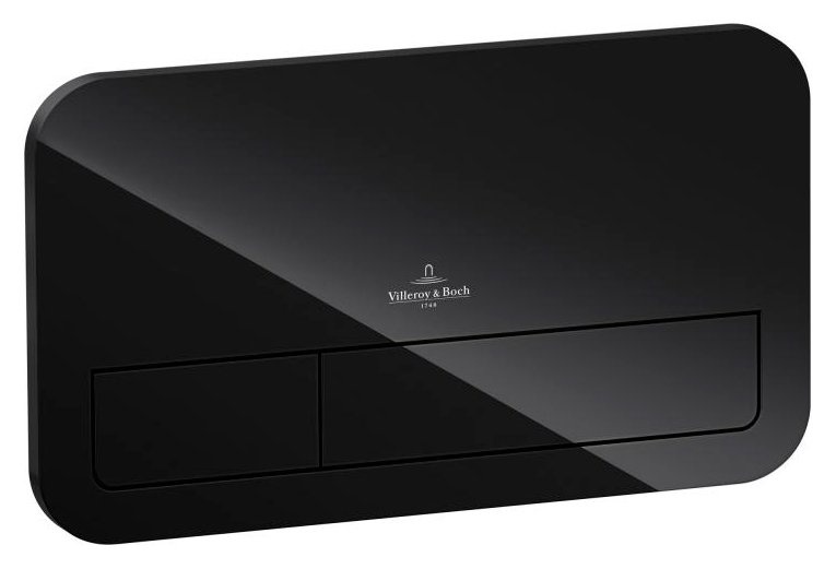 Кнопка смыва Villeroy & Boch Viconnect 922400RB черная глянцевая - 0