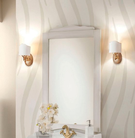 Зеркало Cezares Lorenzo bianco patinato LOR70/03.03 - 0