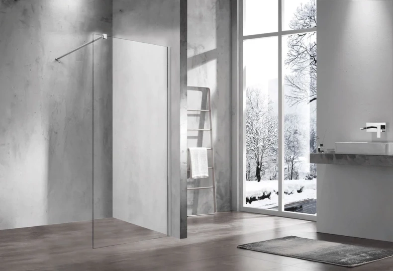  Стекло душевой перегородки Vincea Walk-in 60х200 прозрачное VSG-1W600CL - 2