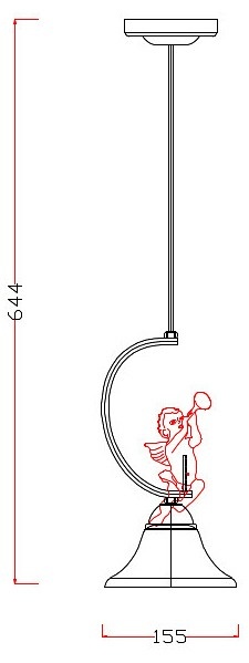 Подвесной светильник Escada Angel 10169/1S - 1