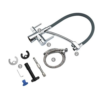 Смеситель для кухни Gappo хром G4398-17 - 5