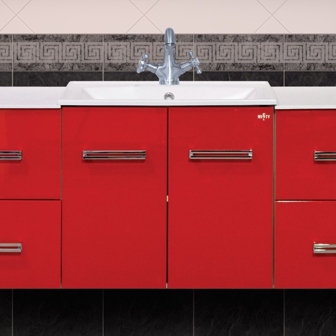 Мебель для ванной Misty Атланта красная Л-Атл01060-04ПрПо - 1