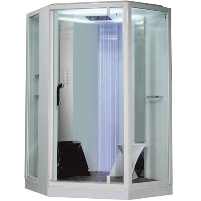 Душевая кабина Orans 130х130 белая с гидромассажем и баней 89106W0 - 0