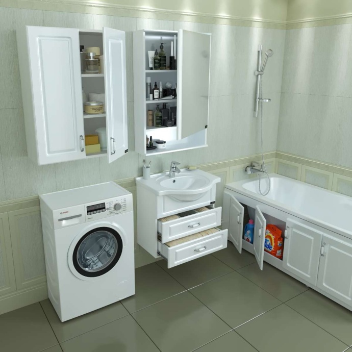 Тумба под раковину Санта Верона 60 белый 700191 - 6