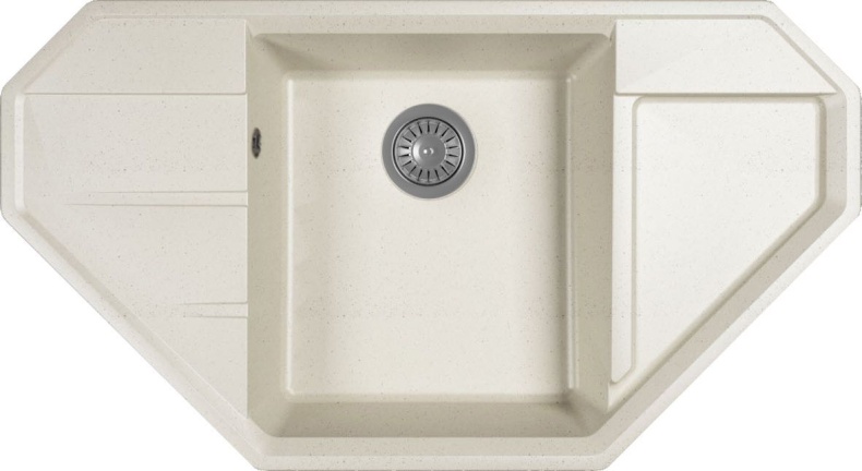 Мойка кухонная Bamboo Крона 910 белая 29.040.D0910.401 - 0