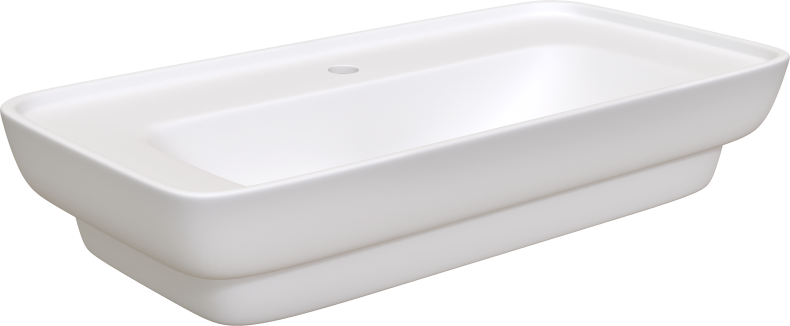 Тумба с раковиной STWORKI Берген 100 белая с темной столешницей, DIWO Углич 0117 567199 - 5