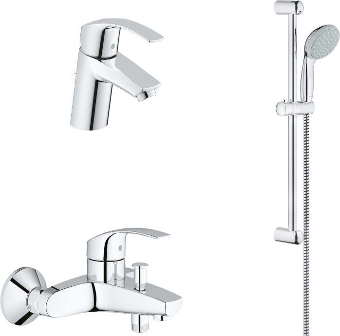 Душевой комплект Grohe Eurosmart 124446 - 0