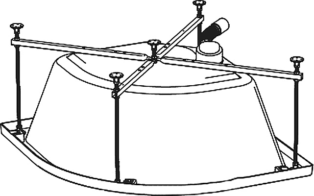 Монтажная рама для душевого поддона Triton ПД5 Щ0000019690 - 3