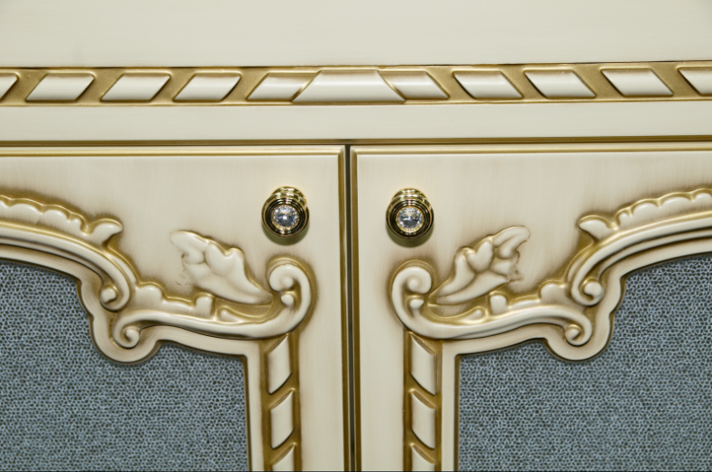 Тумба под раковину Misty Элис 80 бежевая с золотом Л-Эли01080-033Пр - 2