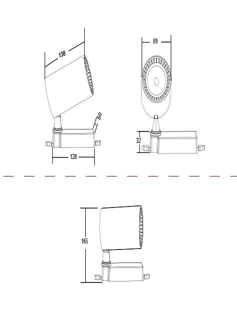 Трековый светодиодный светильник Maytoni Track TR003-1-17W4K-W - 1