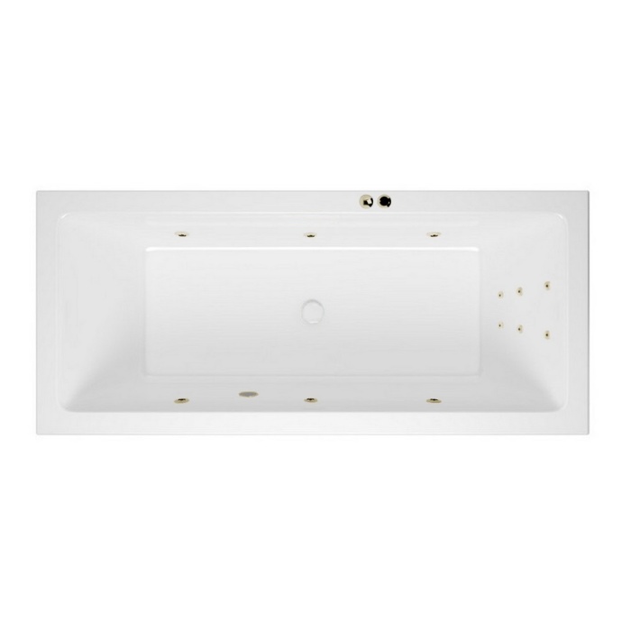 Ванна акриловая Excellent Heaven Slim Line 170х75 с гидромассажем белый - бронза WAEX.HEV17S.LINE.BR - 0