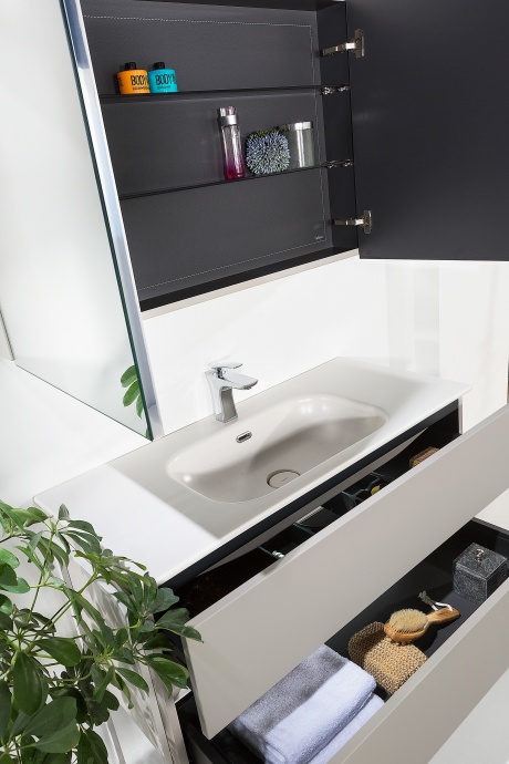 Зеркало-шкаф Armadi Art Vallessi 100 с подсветкой бежевый 546-C - 2