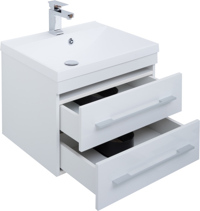 Мебель для ванной Aquanet Нота 58 белая - 8