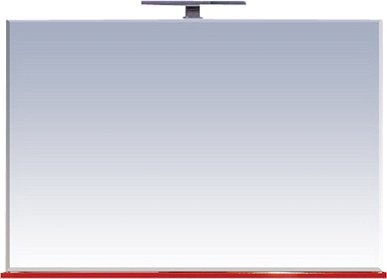 Зеркало Misty Атланта 107 красное Л-Атл03107-04 - 4