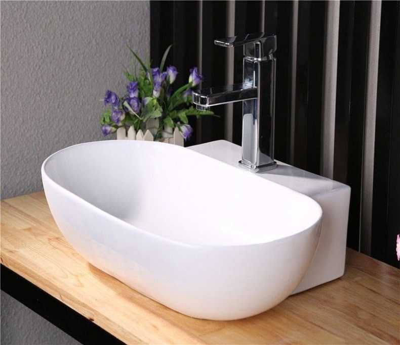 Раковина накладная Ceramalux N 56 белый  9234 - 10