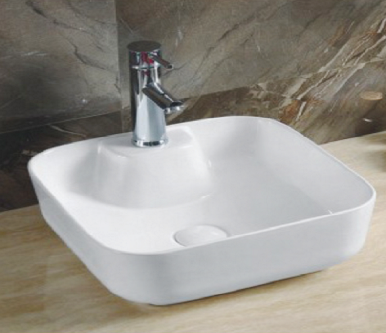 Раковина накладная Ceramalux N белый  9443 - 1