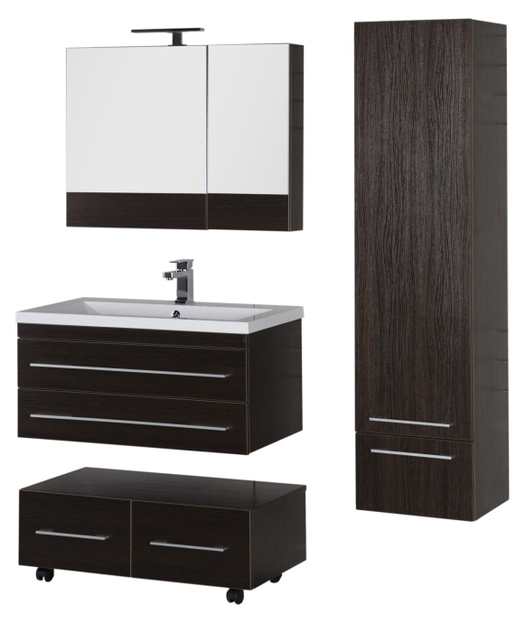 Тумба Aquanet Нота 90 подкатная венге 00170748 - 16