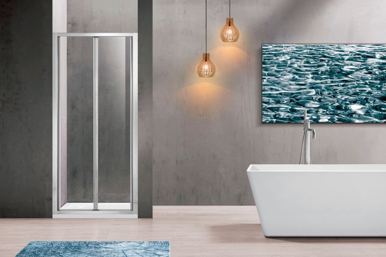 Душевая дверь в нишу Vincea Garda VDB-1G900CL 90 см, профиль хром, стекло прозрачное - 1