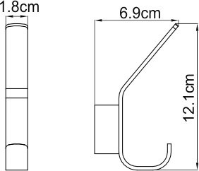 Крючок Wasserkraft Sauer K-7923 - 2