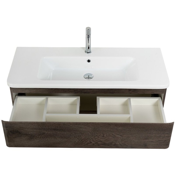 Тумба с раковиной BelBagno Albano 105 темное дерево - 3