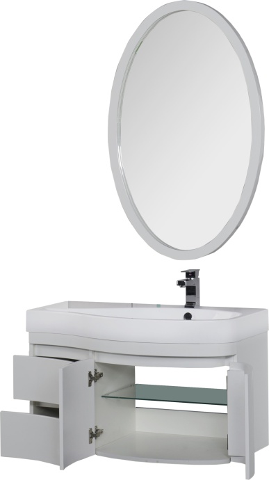 Тумба для комплекта Aquanet Сопрано 2-95 белая R 169633 - 7