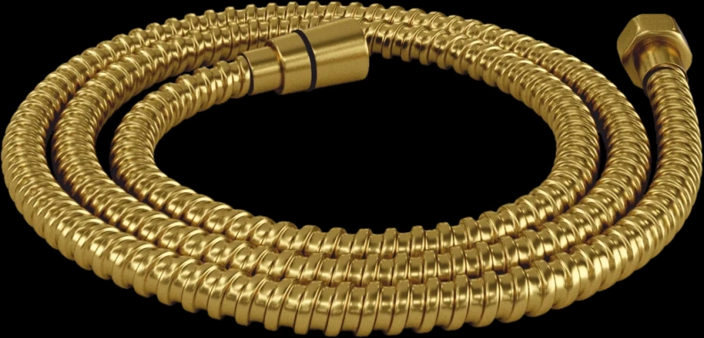 Душевой шланг Wasserkraft Aisch 120 золотой матовый A237 - 0