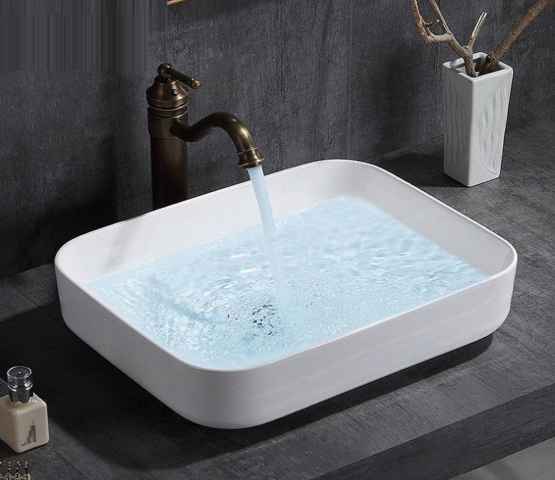 Раковина накладная Ceramalux N 50 белый  9391 - 4