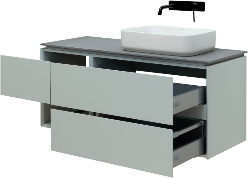 Тумба под раковину Allen Brau Infinity 120 R светло - зеленый матовый 1.21007.PWM - 3