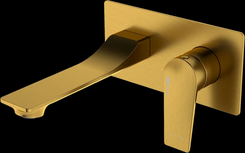 Смеситель для раковины Wasserkraft Aisch золото матовый 5530 - 0