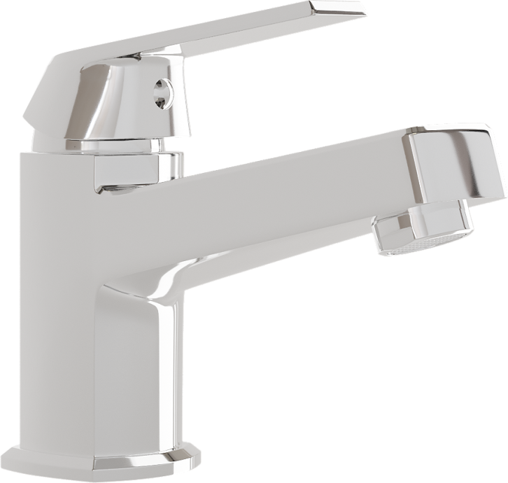 Комплект Смеситель для раковины SM-02cr + Смеситель для ванны с душем SM-03cr 566160 - 4