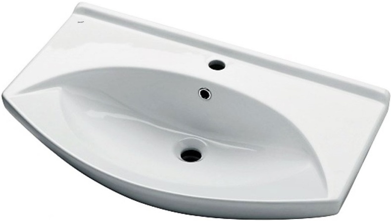 Тумба с раковиной Misty Орхидея 85 бежевая глянцевая СО000006680 - 3