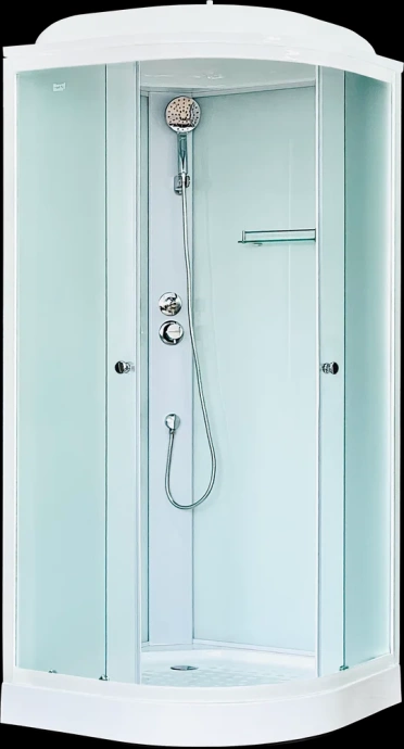 Душевая кабина Royal Bath 90х90 белая стекло матовое RB90HK5-WC - 0