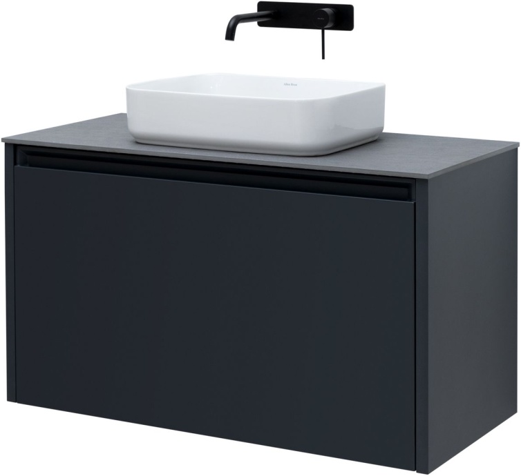 Тумба под раковину Allen Brau Fantasy 100 черный матовый 1.11004.AM - 0