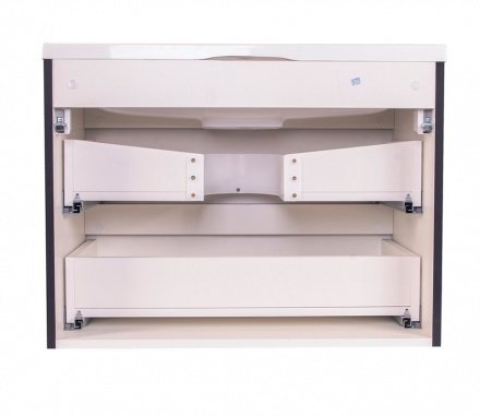 Тумба под раковину Style Line Бергамо мини 70 Люкс Plus, черный  СС-00002321 - 3